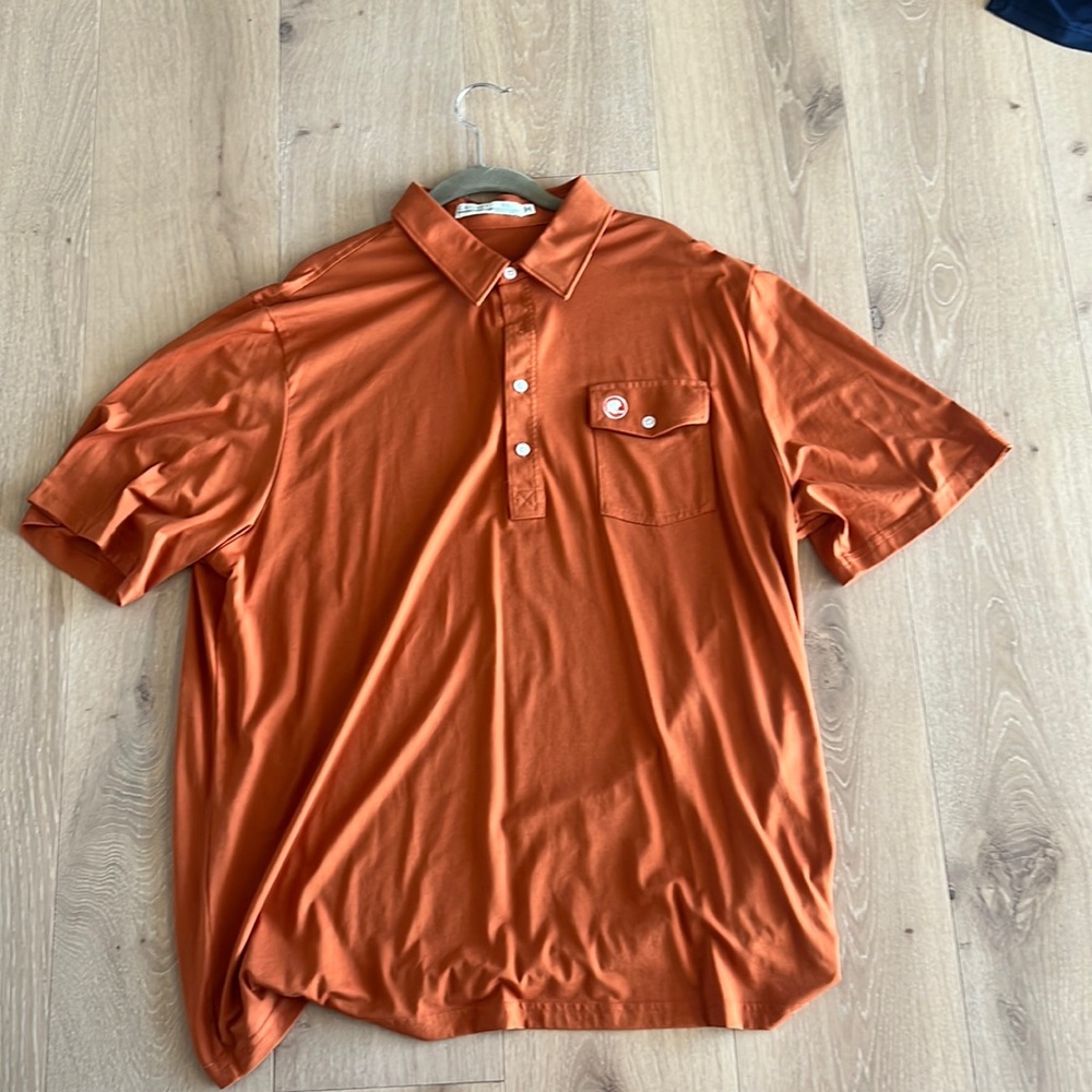 Burnt orange Criquet polo size XXL